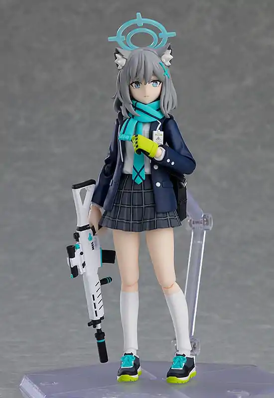 Blue Archive Figma Shiroko Sunaookami (re-run) akciófigura 15 cm termékfotó