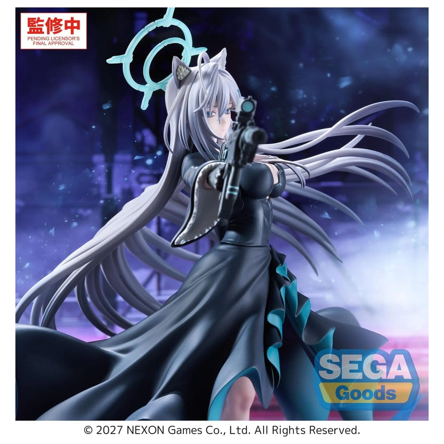 Blue Archive FIGURIZMa PVC figura Shiroko*Terror ~The Decisive Battle of the Ark~ 23 cm termékfotó