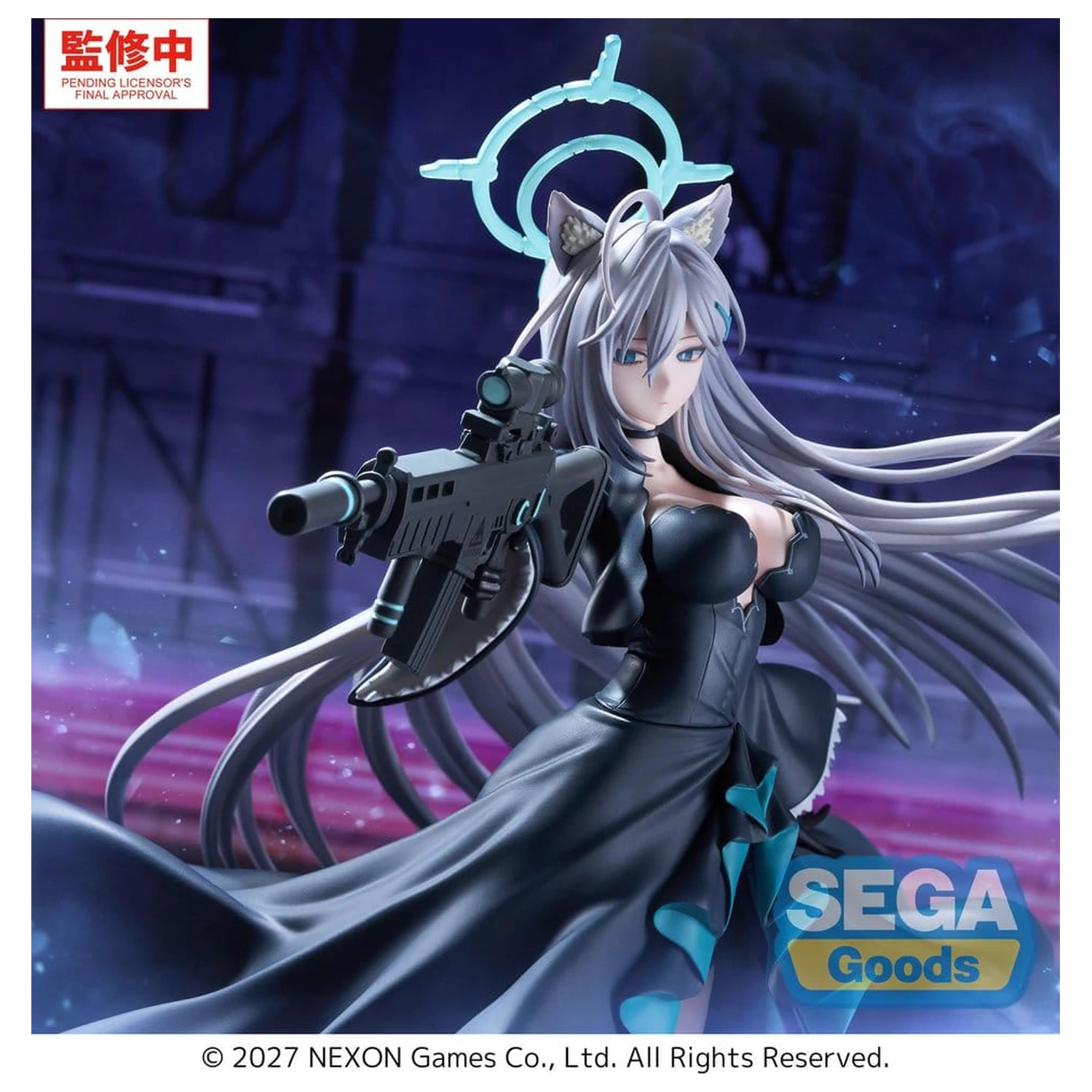 Blue Archive FIGURIZMa PVC figura Shiroko*Terror ~The Decisive Battle of the Ark~ 23 cm termékfotó