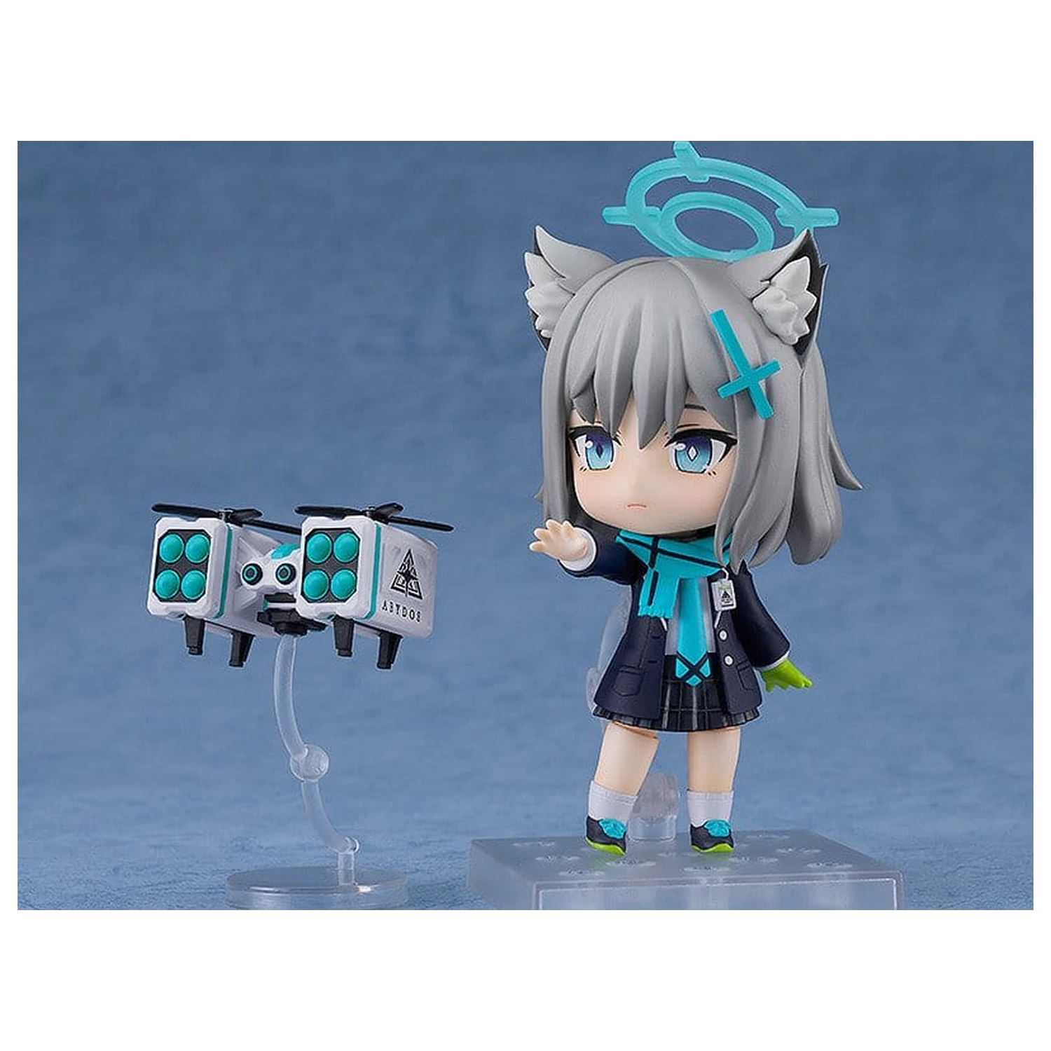 Blue Archive Nendoroid akciófigura Shiroko Sunaookami (re-run) 10 cm termékfotó