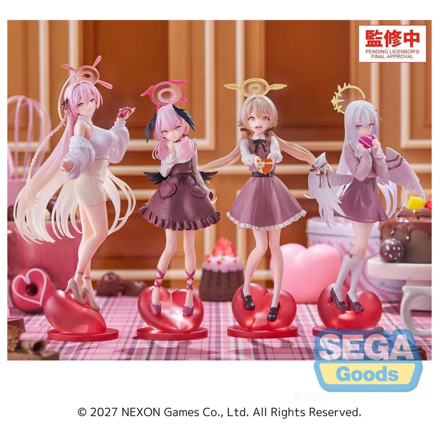 Blue Archive XStellar Azusa Happy Valentine!! PVC figura 21 cm termékfotó