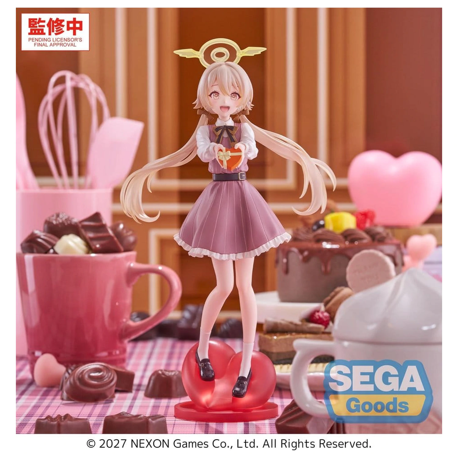Blue Archive XStellar Hifumi Happy Valentine!! PVC figura 22 cm termékfotó