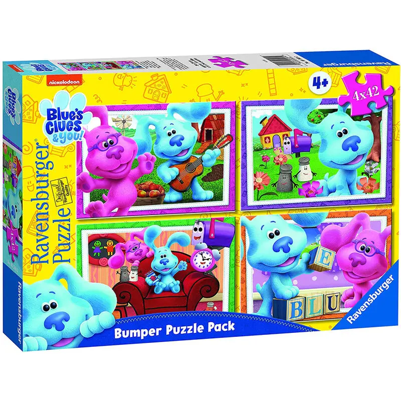 Blue clues and you puzzle 4x42db-os termékfotó