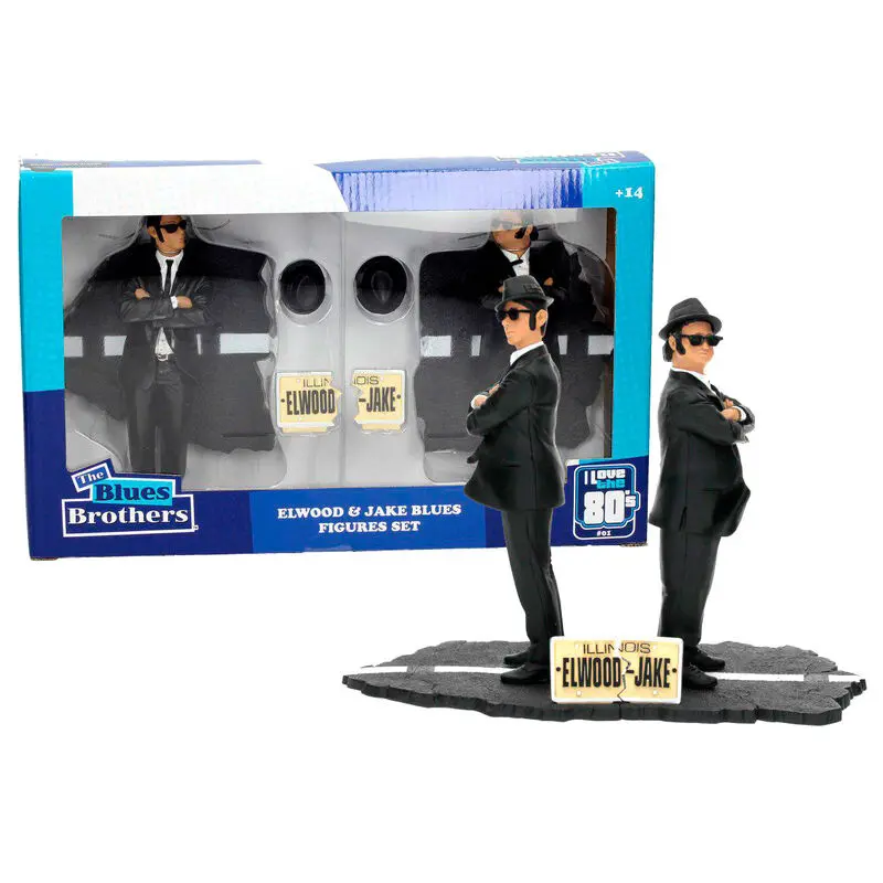 Blues Brothers Jake és Elwood 2db-os figura csomag 18cm termékfotó