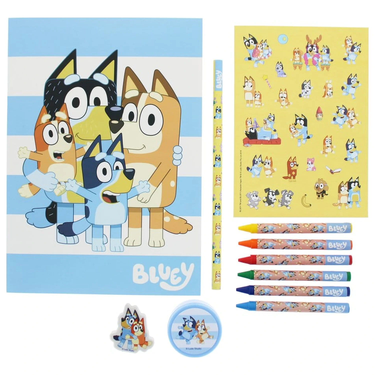 Bluey 11 darabos írószer csomag termékfotó