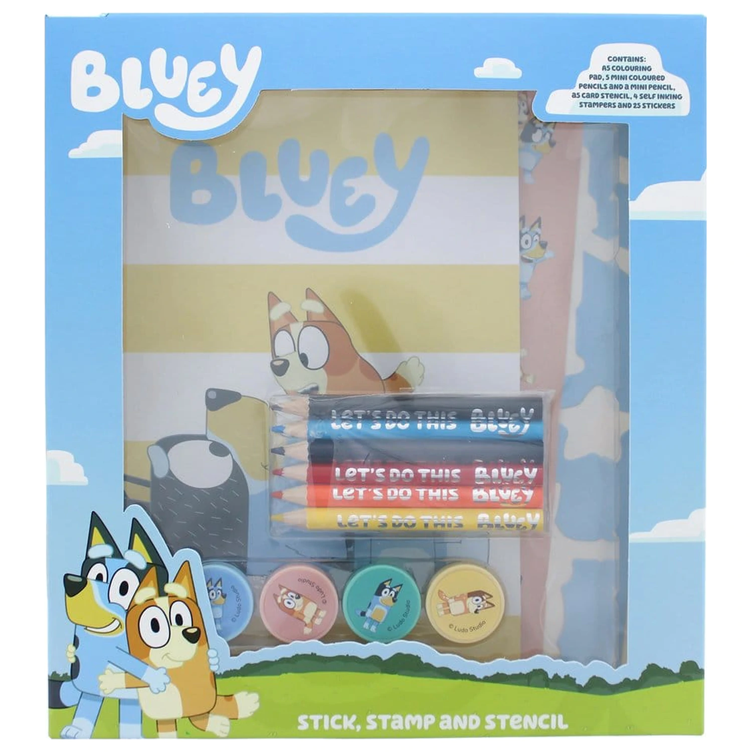 Bluey 14 darabos színező csomag termékfotó