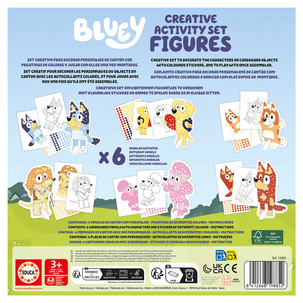 Bluey 3D Kreatív játékkészlet termékfotó