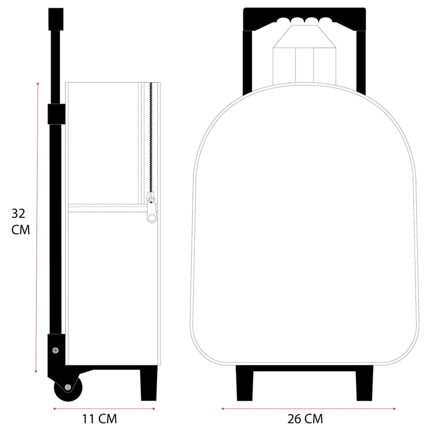 Bluey 3D Oh Happy Days gurulóstáska 32 cm termékfotó