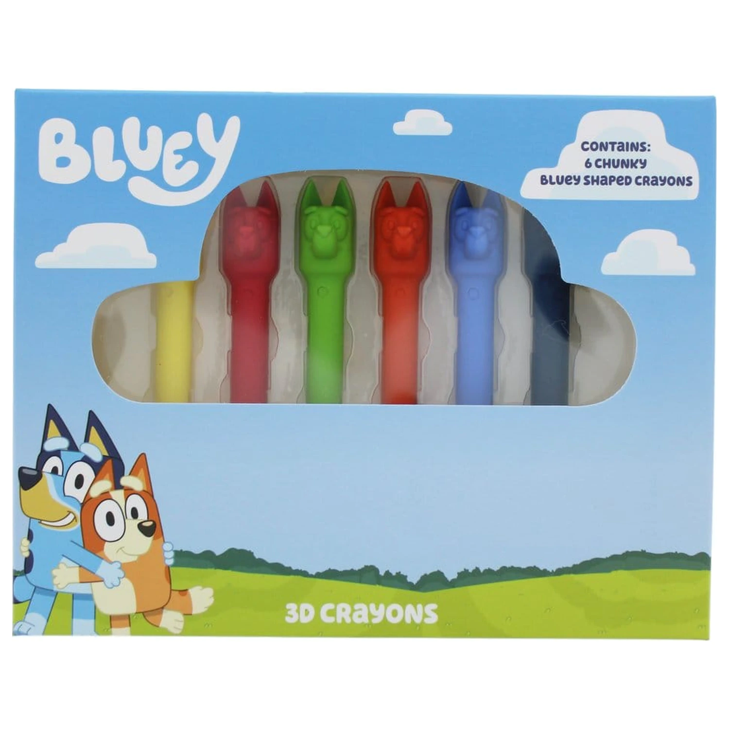 Bluey 6 db-os zsírkréta csomag termékfotó