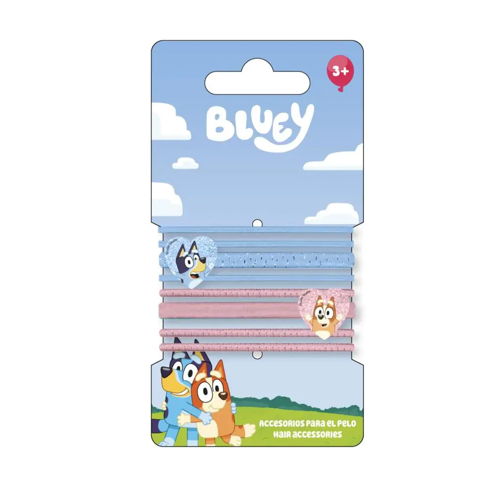 Bluey 8 db-os scrunchie hajgumi csomag termékfotó