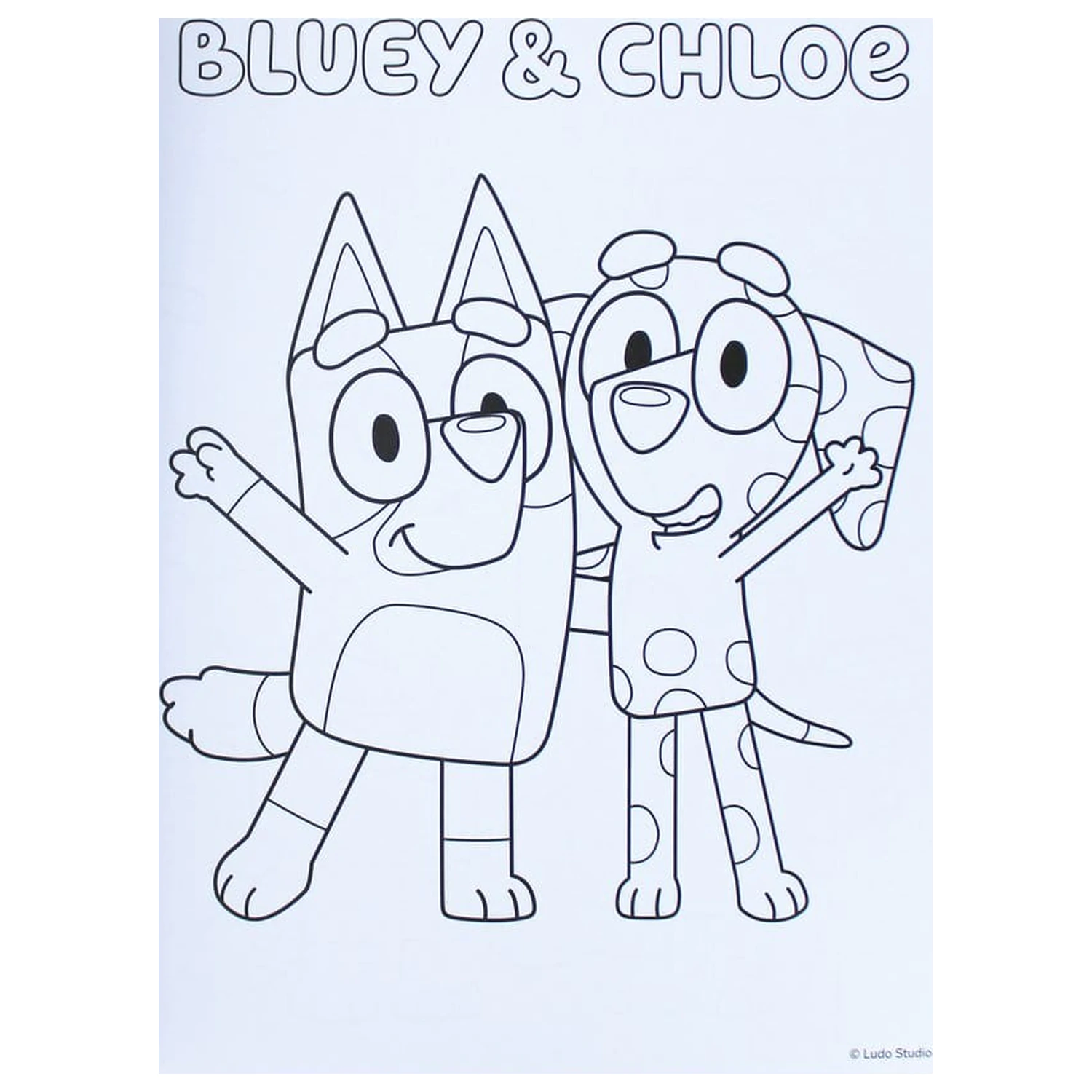 Bluey A4 színező füzet és matrica csomag termékfotó