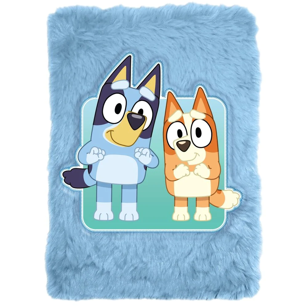 Bluey A5 plüss jegyzetfüzet termékfotó