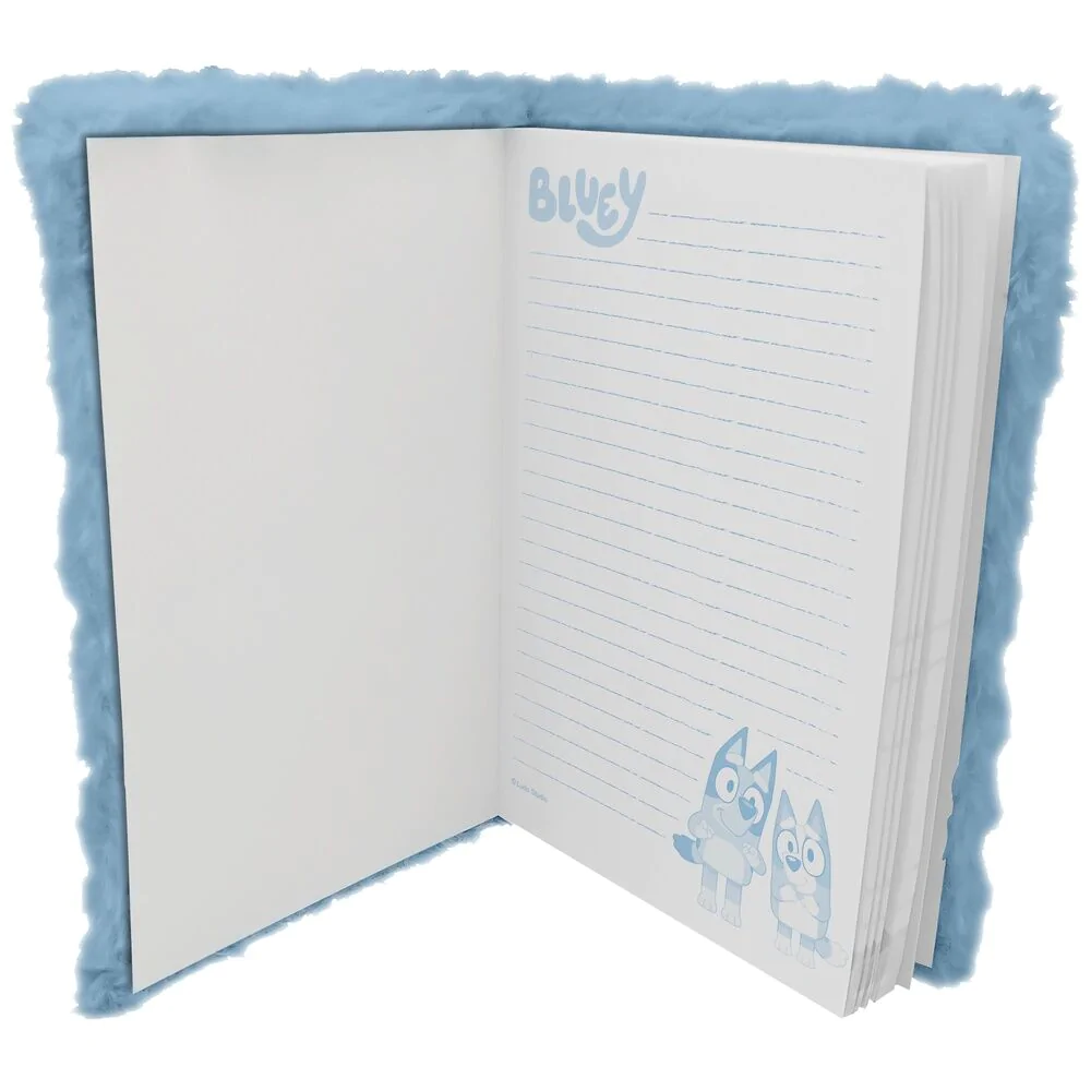 Bluey A5 plüss jegyzetfüzet termékfotó
