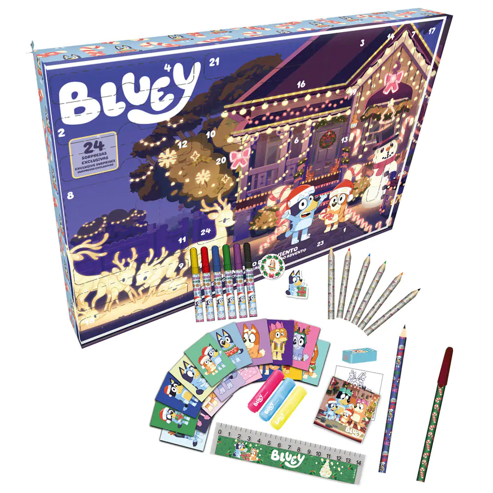 Bluey adventi kalendárium termékfotó