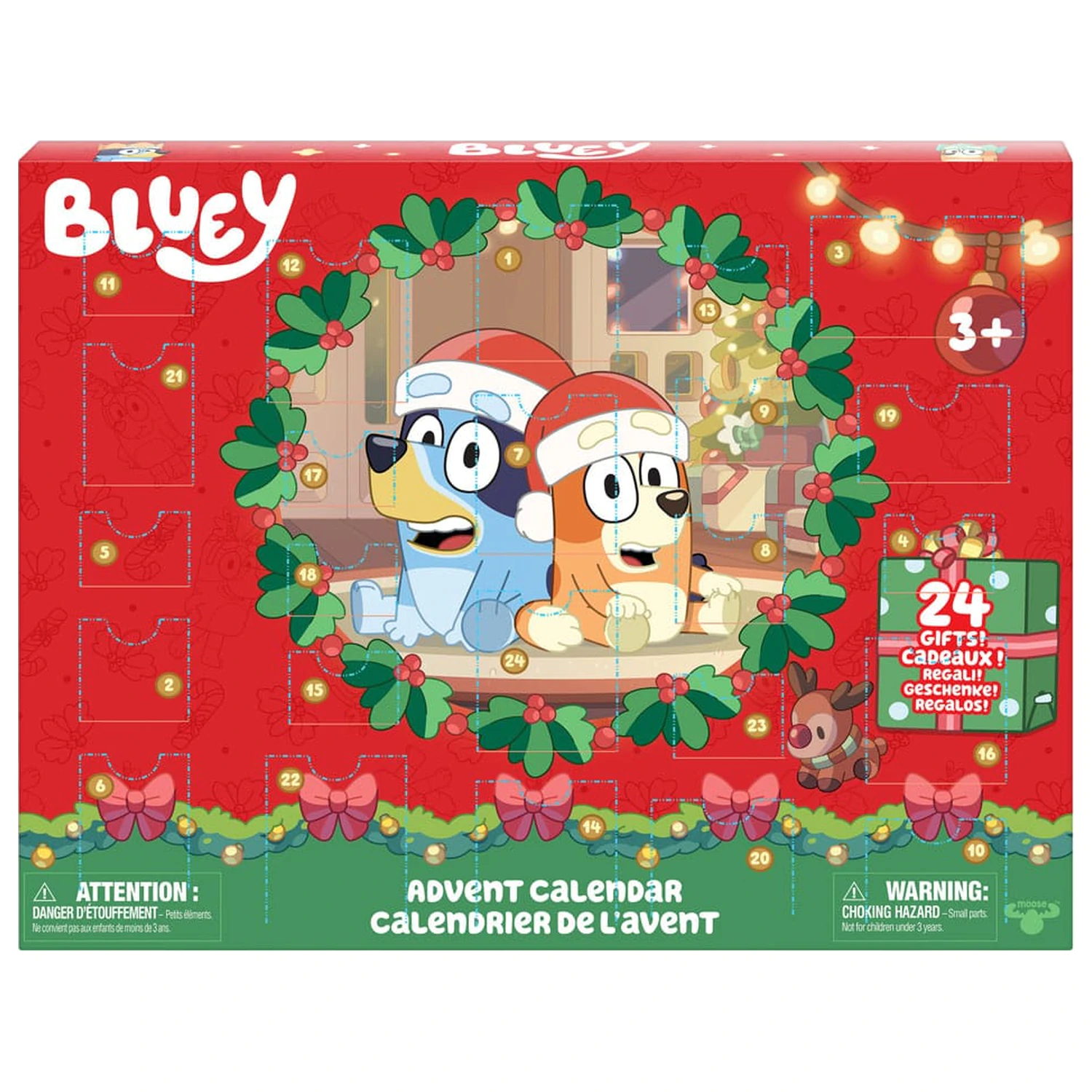 Bluey adventi kalendárium Mini figurákkal  termékfotó