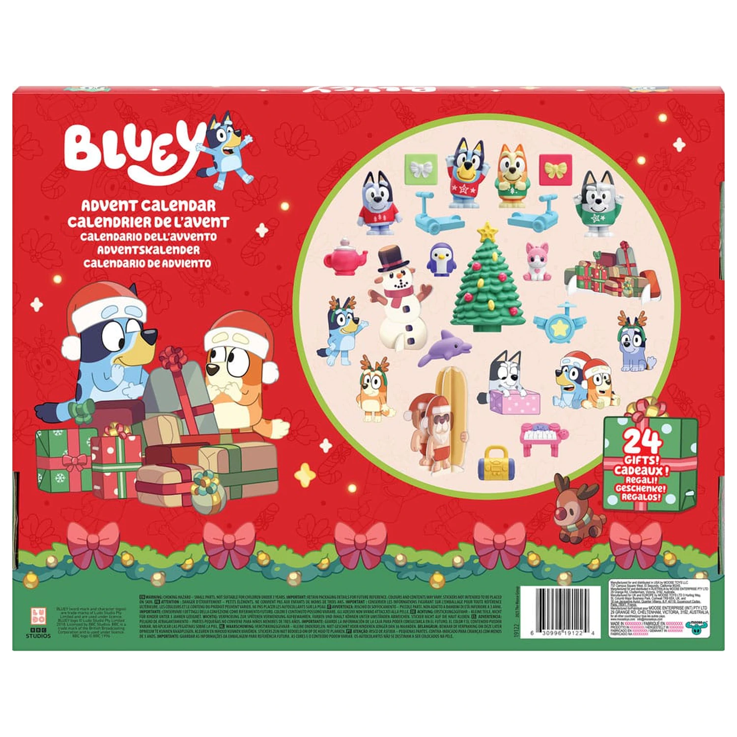 Bluey adventi kalendárium Mini figurákkal  termékfotó