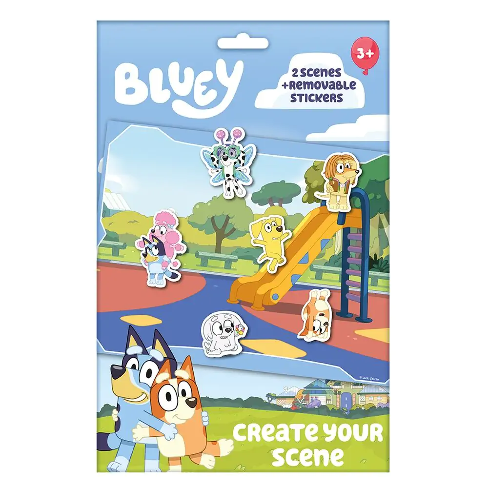 Bluey alkosd meg a saját jeleneted szett termékfotó