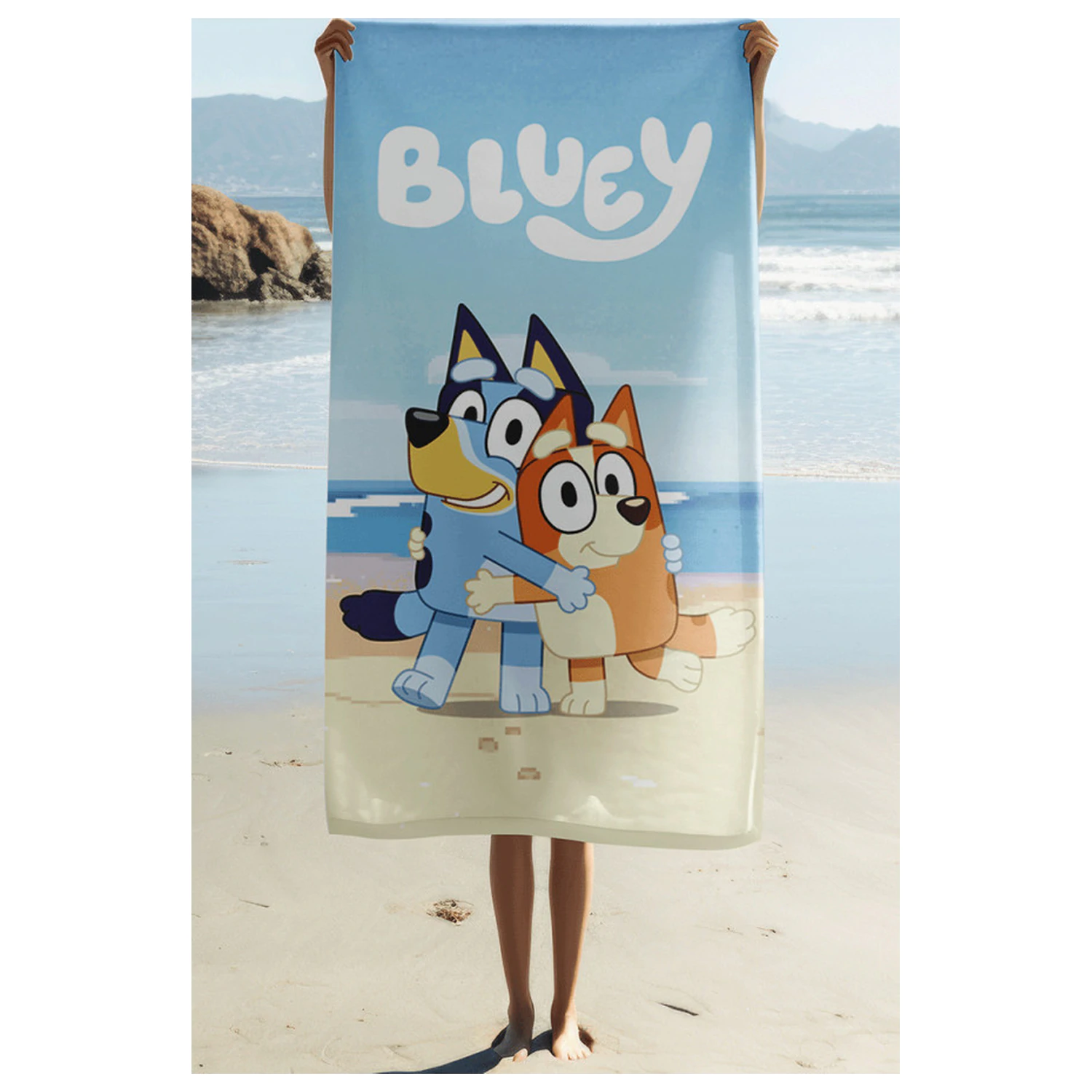 Bluey Beach Hug törölköző 70x140cm termékfotó