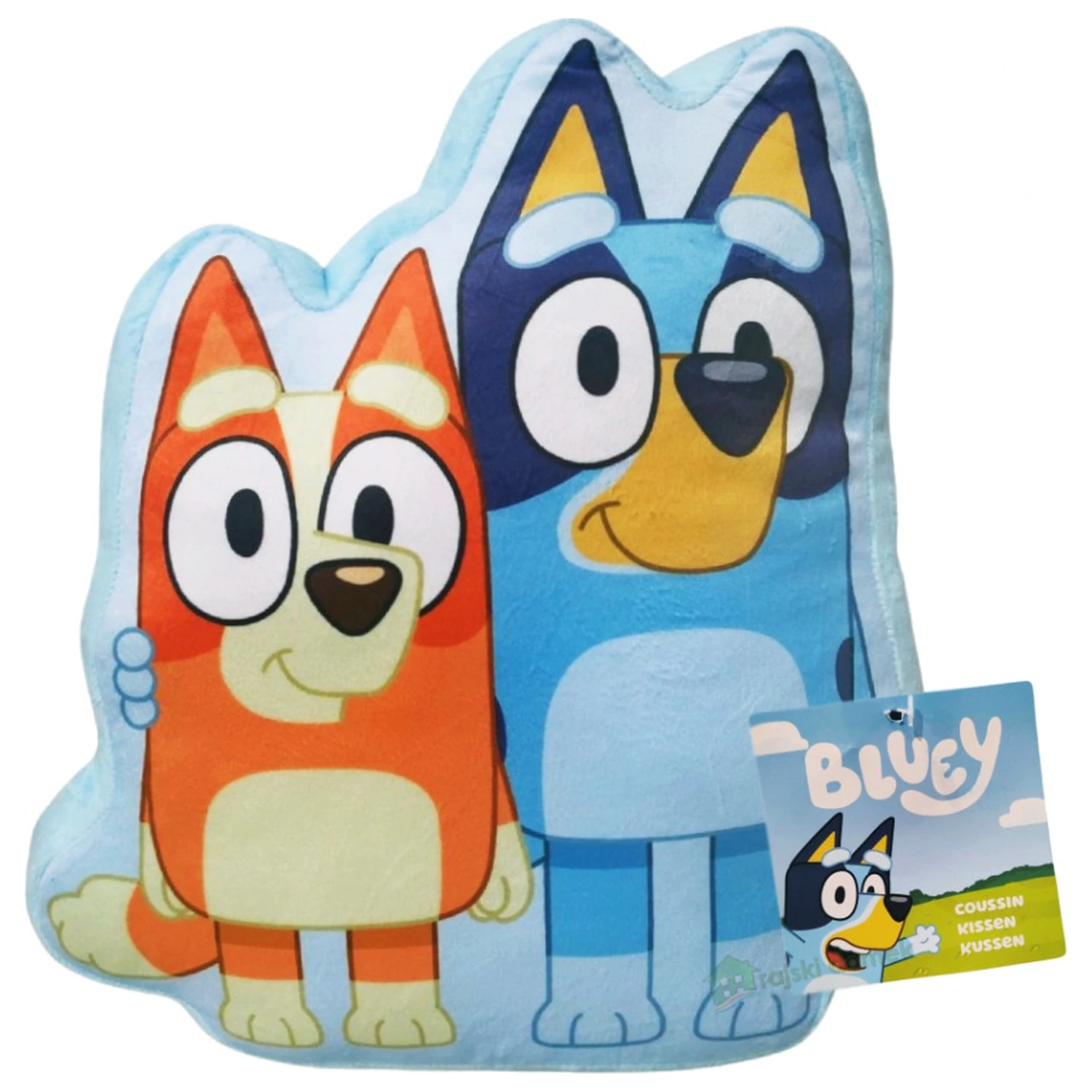 Bluey Best Pals formapárna, díszpárna 34x28 cm termékfotó