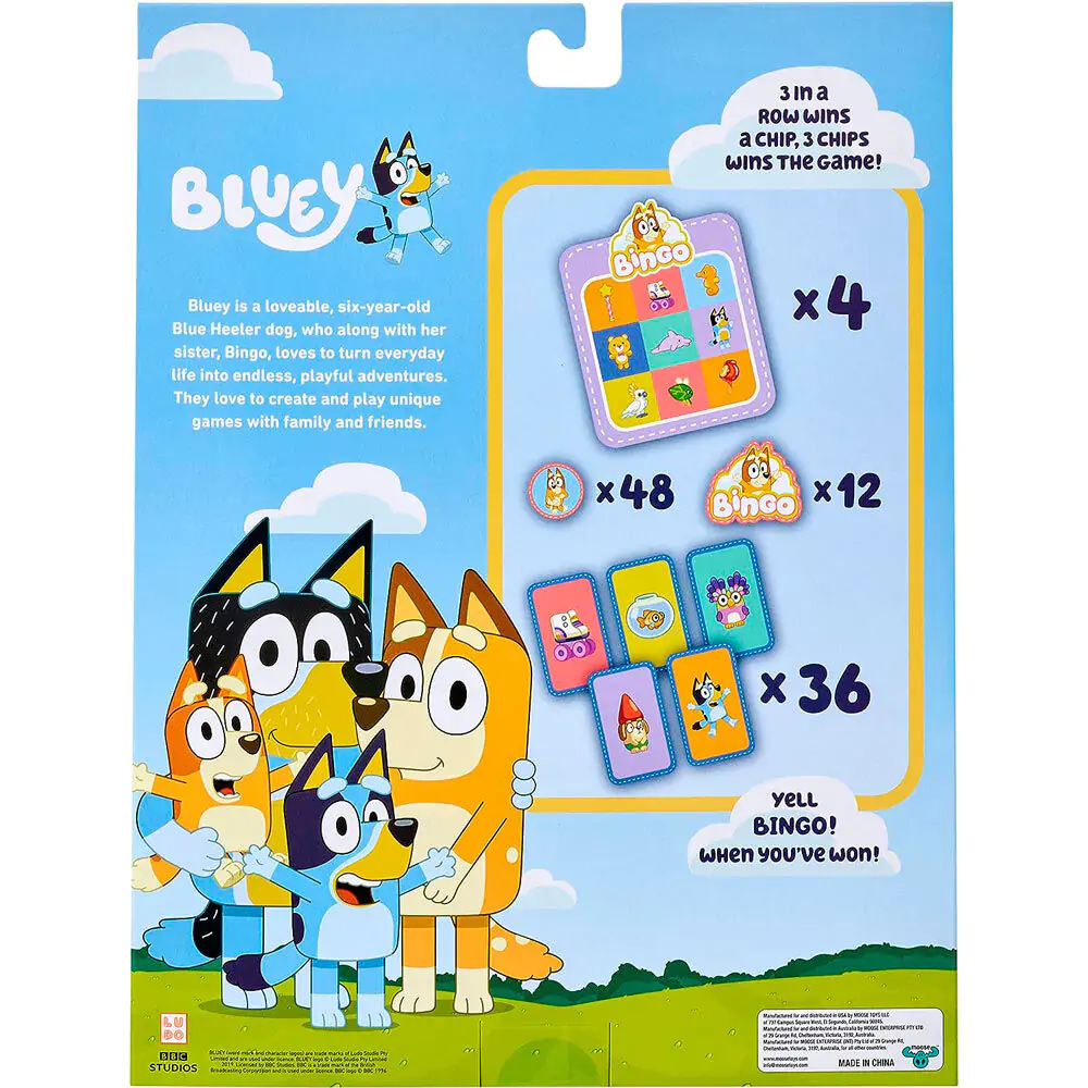 Bluey Bingo - bingo kártyajáték termékfotó