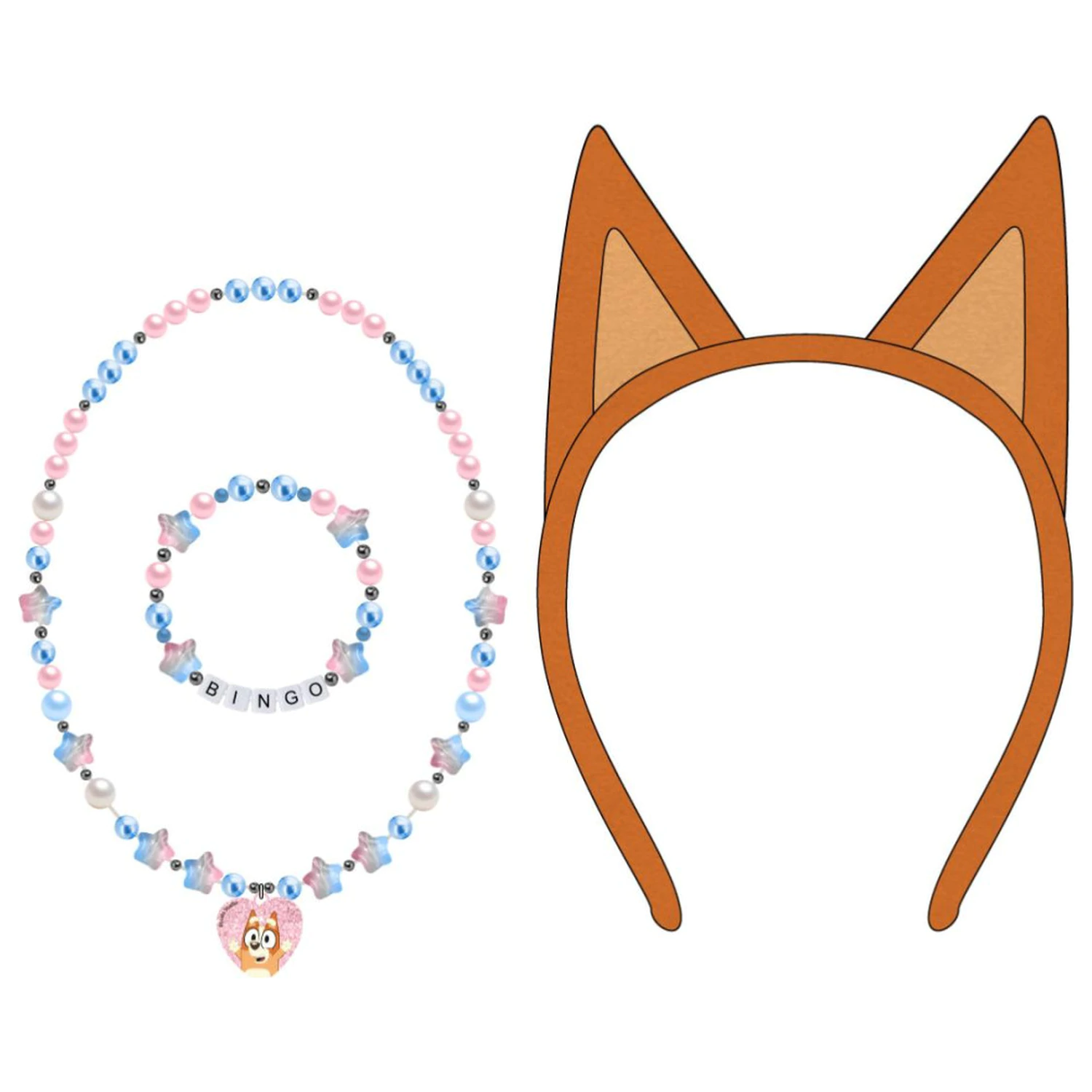 Bluey Bingo ékszer és hajpánt szett termékfotó