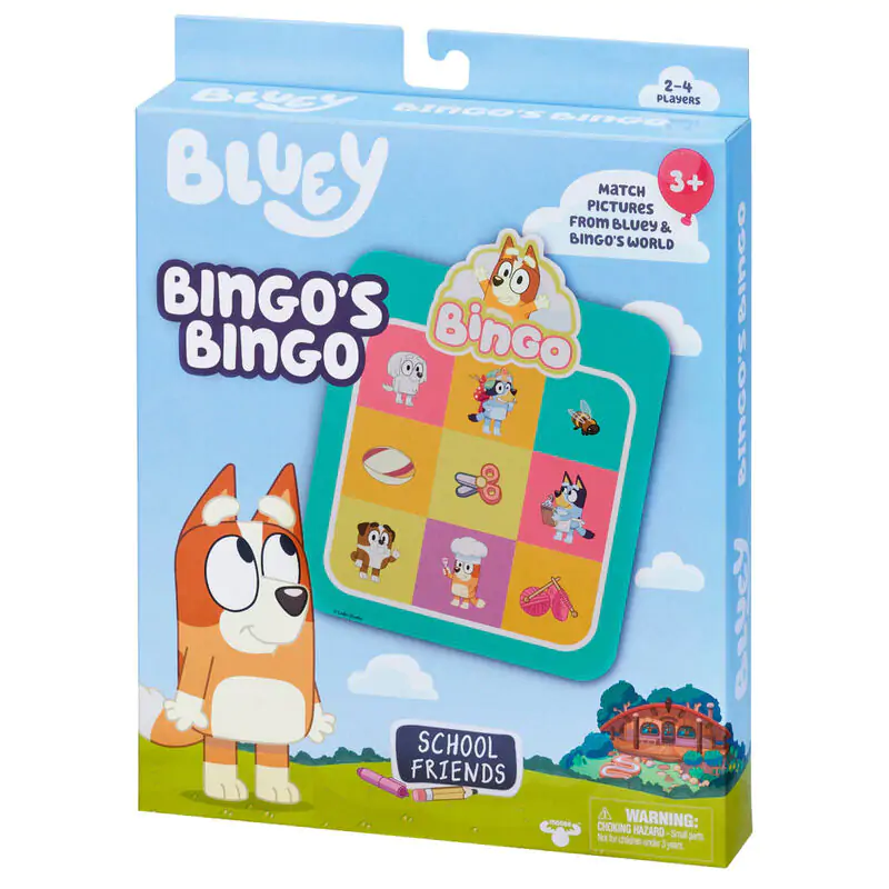 Bluey Bingo friends of the school bingo kártyajáték termékfotó