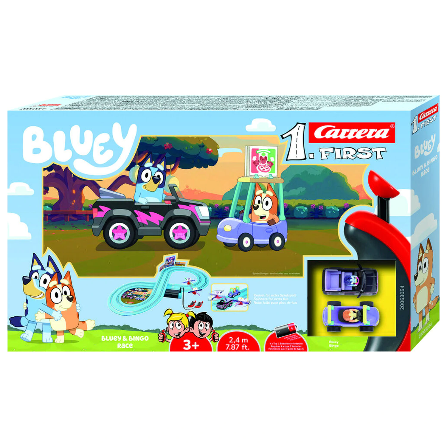 Bluey - Bluey & Bingo elektromos versenypálya termékfotó