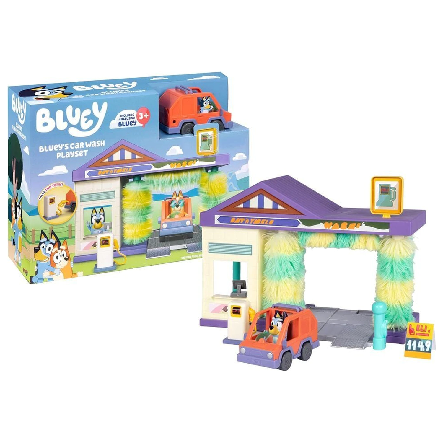 Bluey Car wash játékkészlet termékfotó