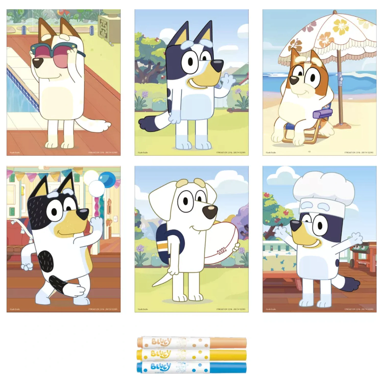 Bluey Cool kreatív szett 2 az 1-ben termékfotó