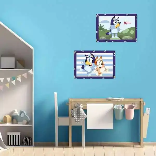 Bluey CreArt gyerek Paint by Numbers Bluey &amp; Bingo festő csomag 22 x 32 cm német nyelvű termékfotó