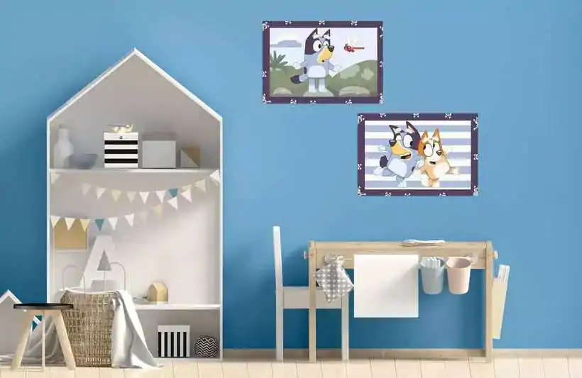 Bluey CreArt gyerek Paint by Numbers Bluey &amp; Bingo festő csomag 22 x 32 cm német nyelvű termékfotó