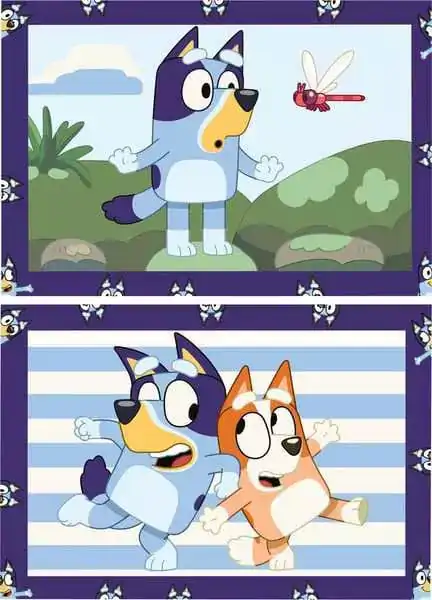 Bluey CreArt gyerek Paint by Numbers Bluey &amp; Bingo festő csomag 22 x 32 cm német nyelvű termékfotó