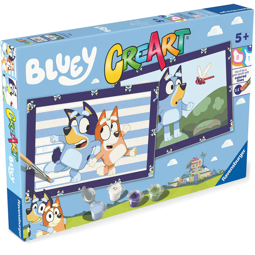 Bluey CreArt rajzcsomag termékfotó