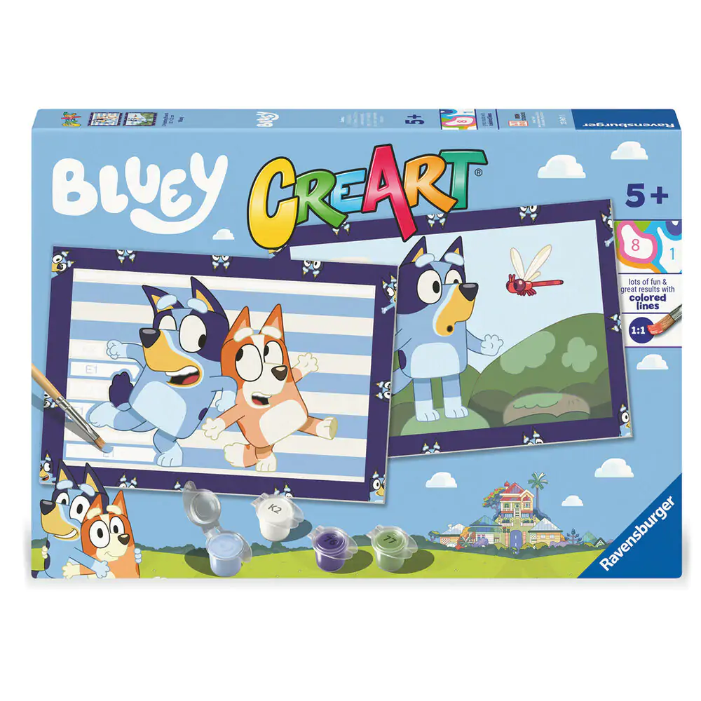 Bluey CreArt rajzcsomag termékfotó