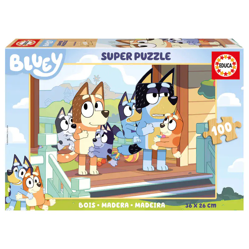 Bluey fa puzzle 100db-os termékfotó