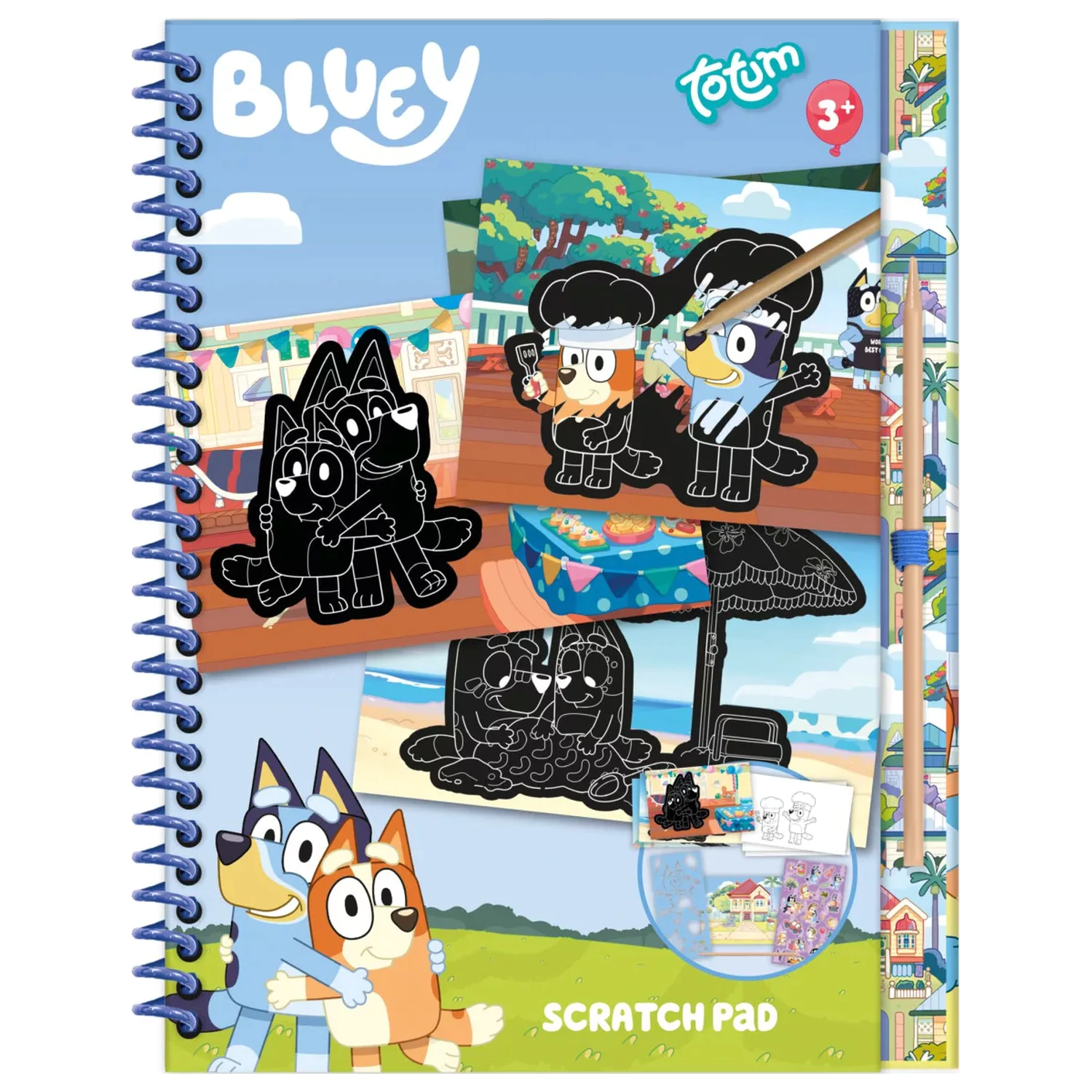 Bluey Fun scratch képkarcoló készlet és activity szett termékfotó