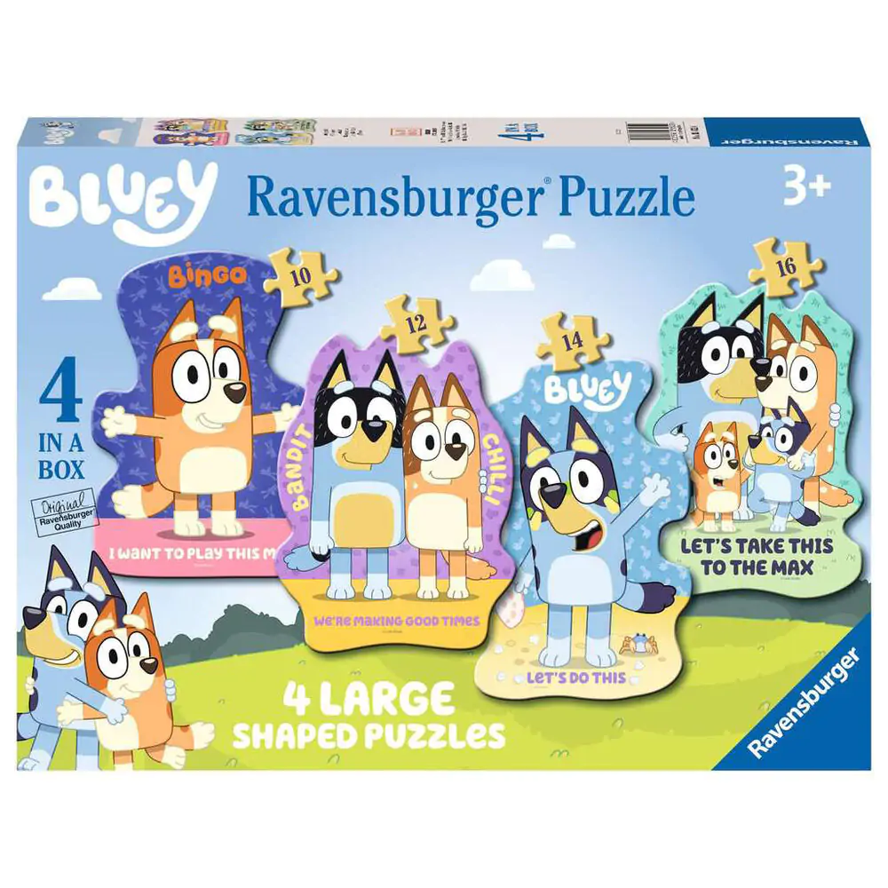Ravensburger UP! Quattro Stagioni - 4 Puzzle Sagomati Progressivi Da 12,16,20,24 Pezzi Per Bambini 3+ Con Libretto