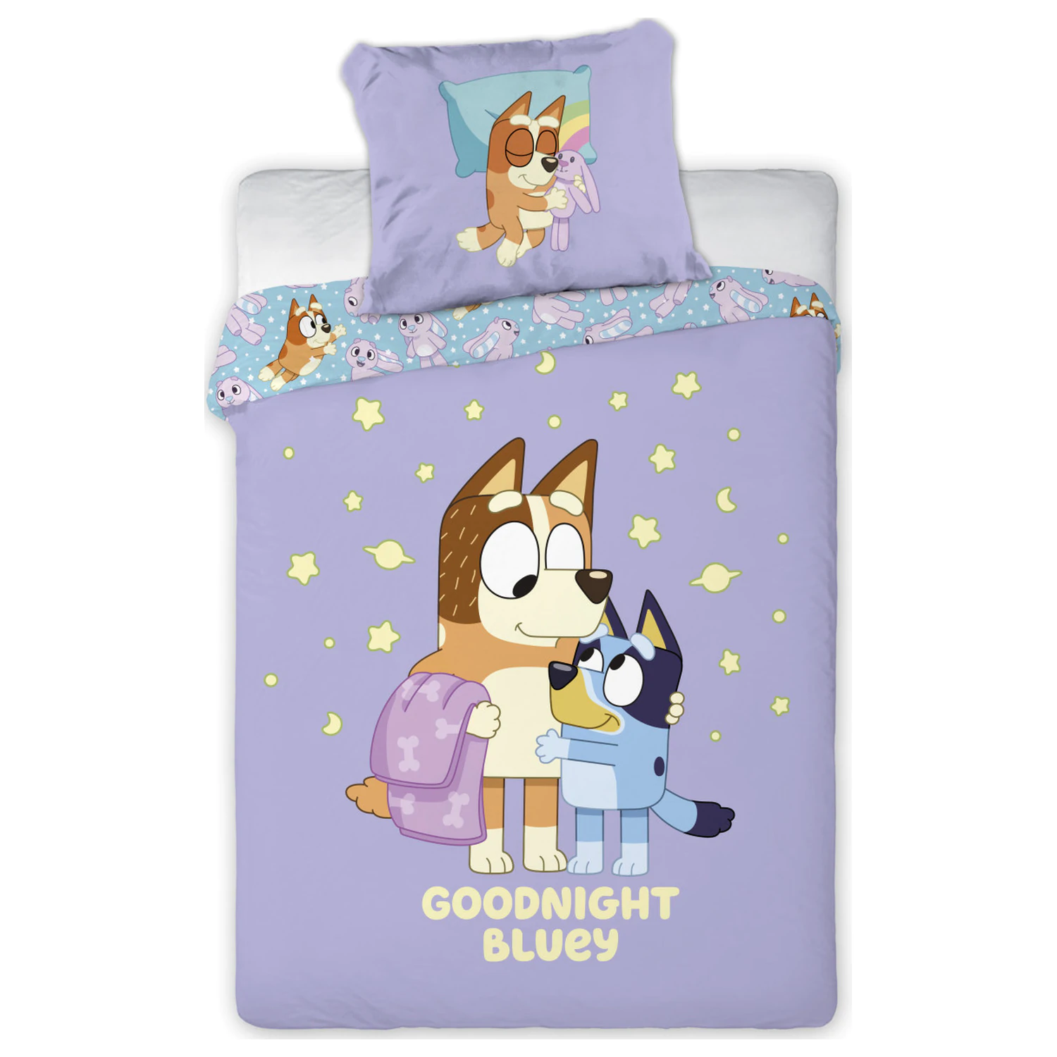 Bluey Goodnight gyerek, ovis ágyneműhuzat  termékfotó