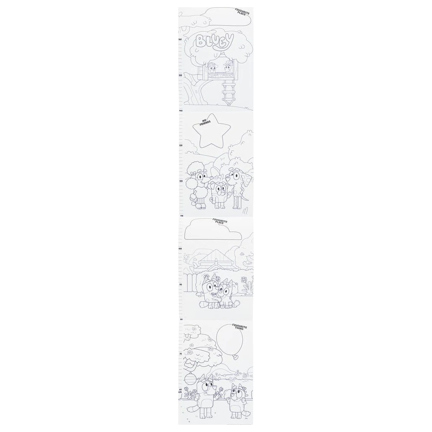 Bluey Growth Chart magasságmérővel termékfotó