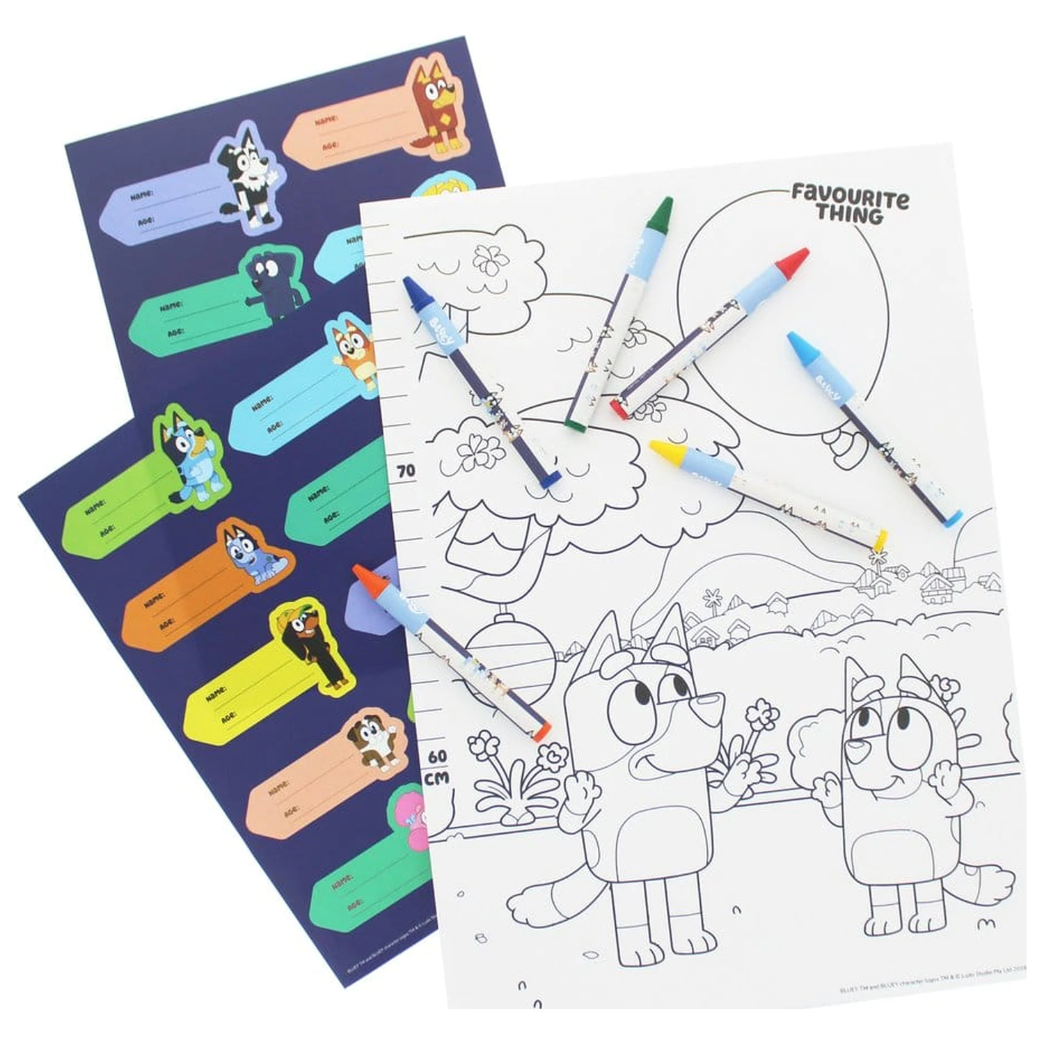 Bluey Growth Chart magasságmérővel termékfotó