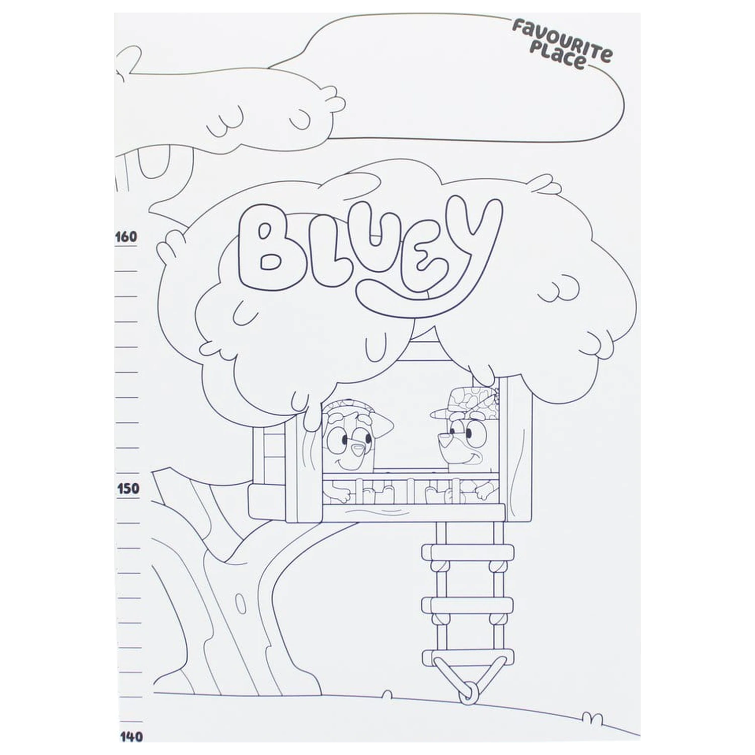 Bluey Growth Chart magasságmérővel termékfotó