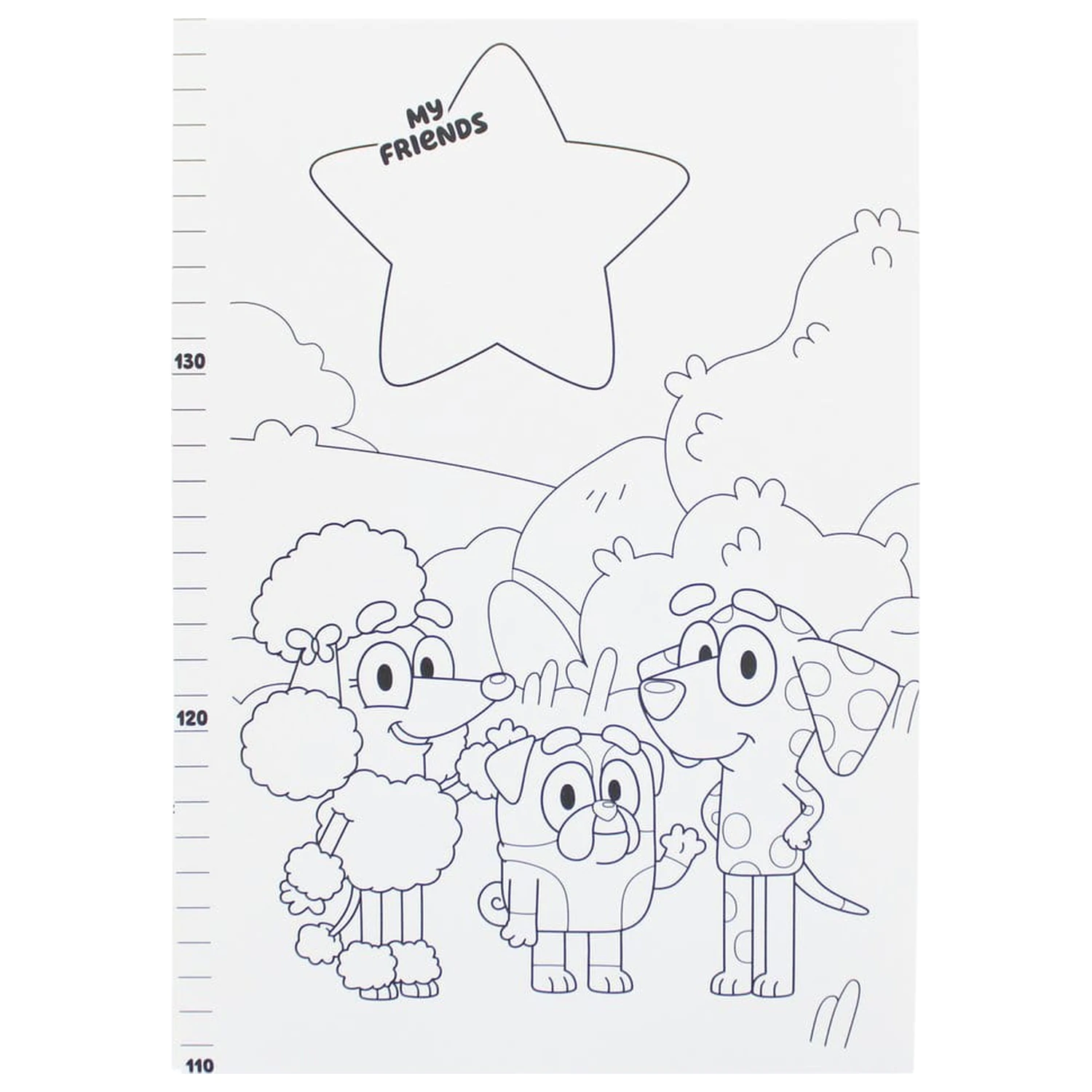 Bluey Growth Chart magasságmérővel termékfotó