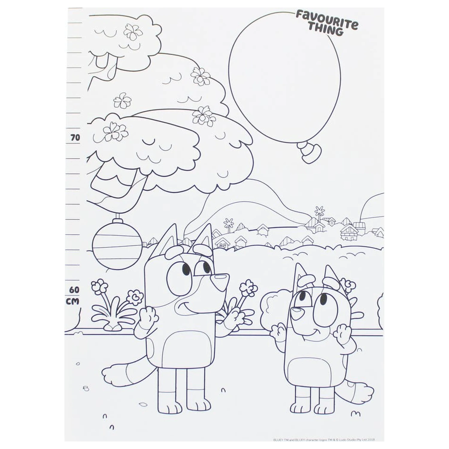 Bluey Growth Chart magasságmérővel termékfotó