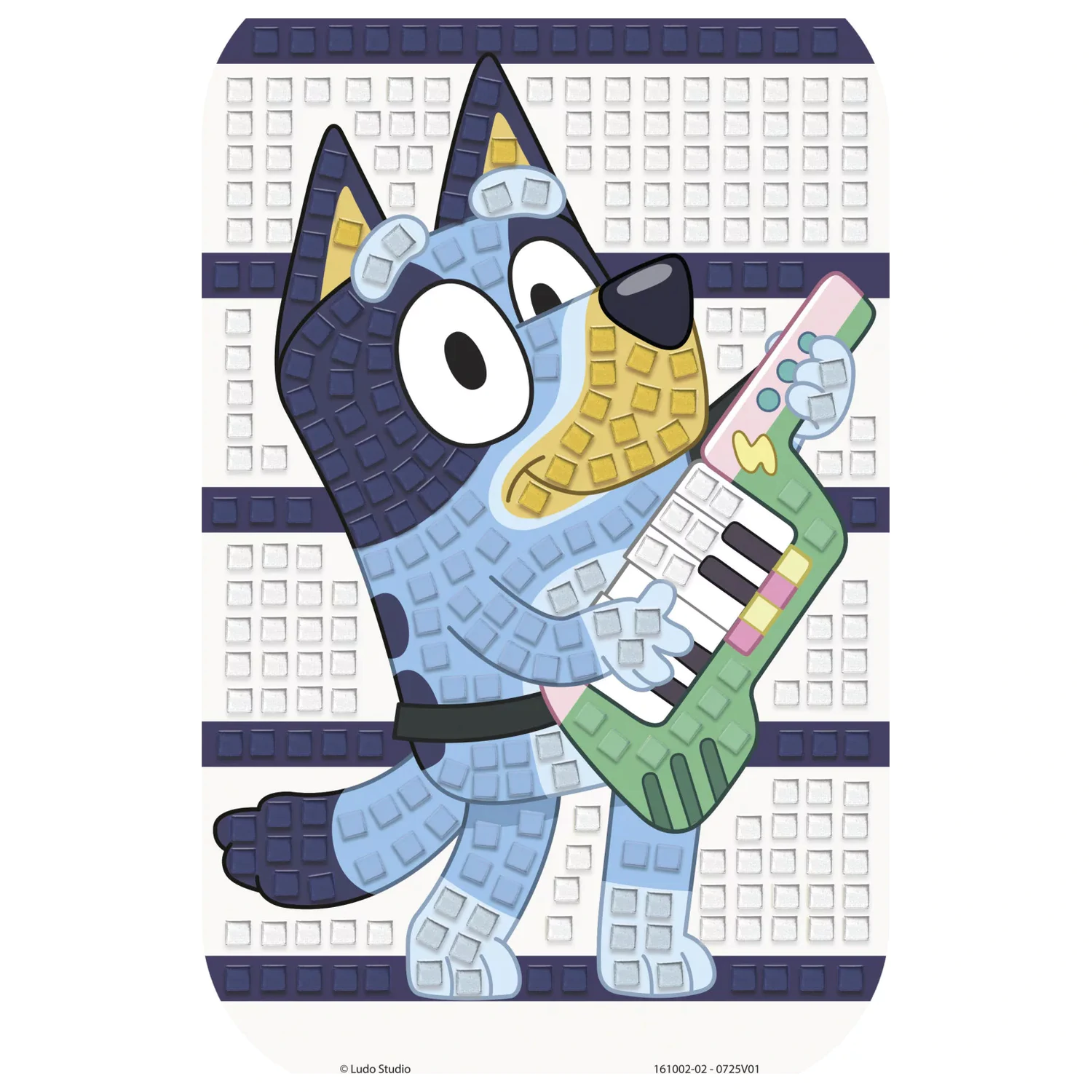 Bluey Guitar habszivacs mozaikos kreatív szett termékfotó
