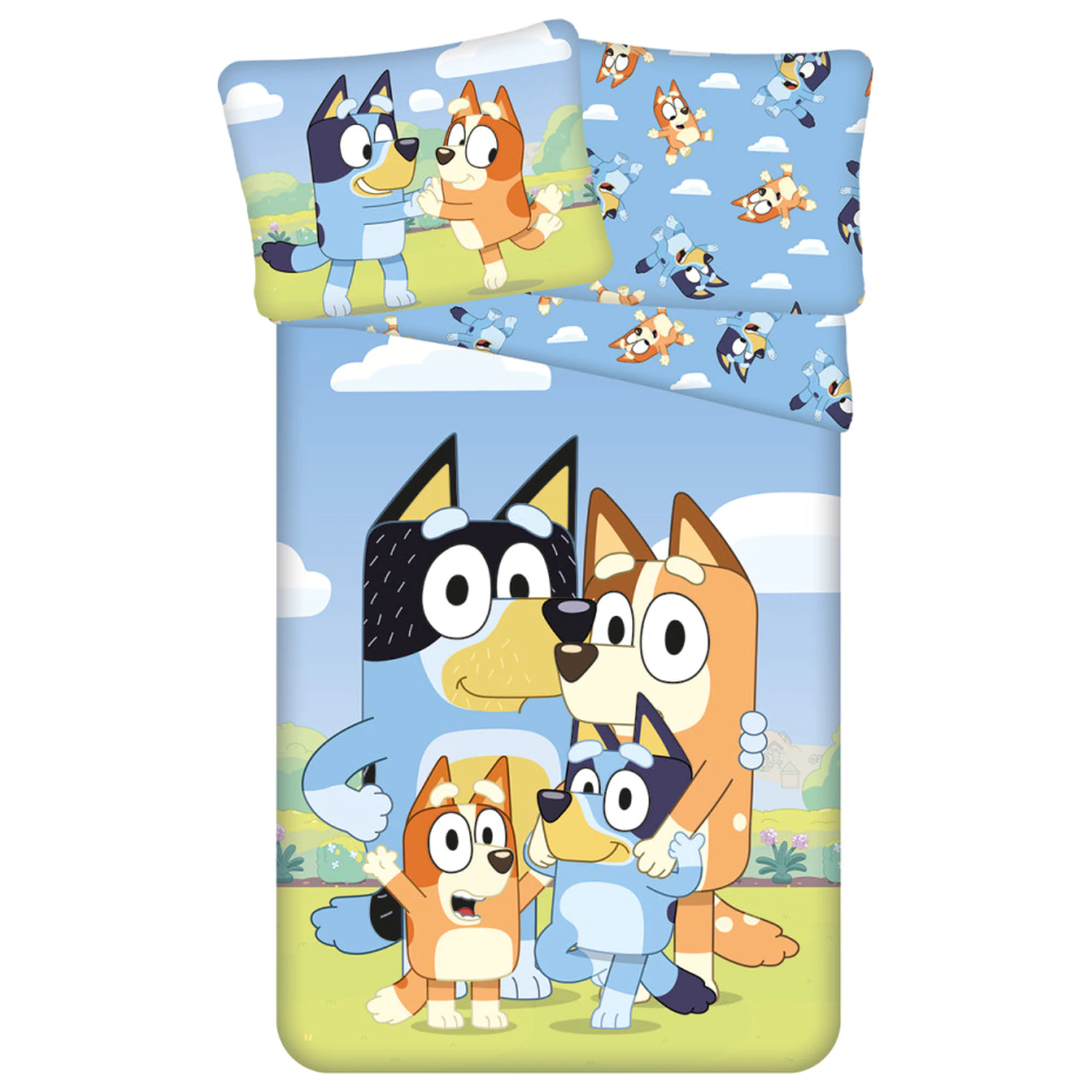 Bluey Happy Family ágyneműhuzat termékfotó