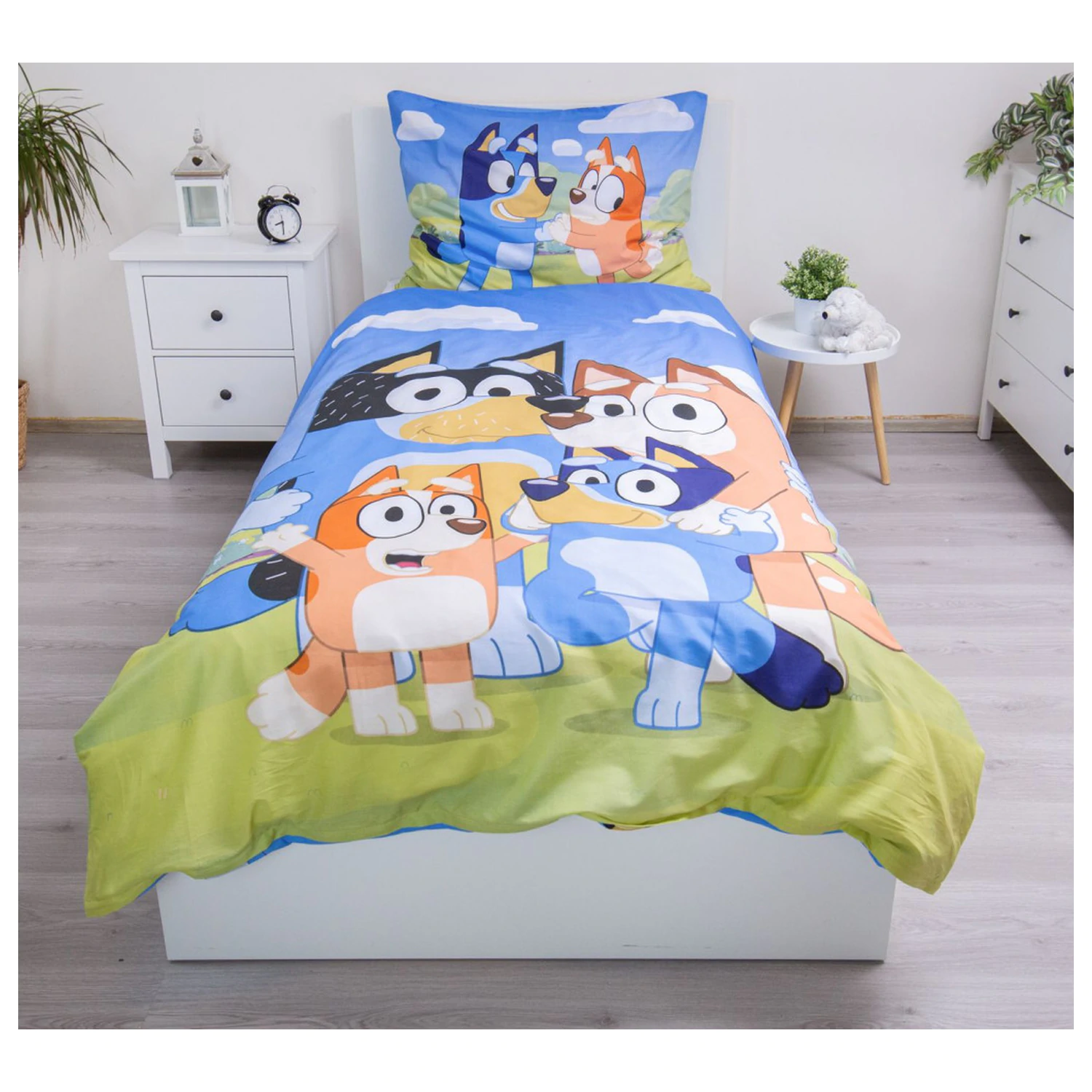 Bluey Happy Family ágyneműhuzat termékfotó