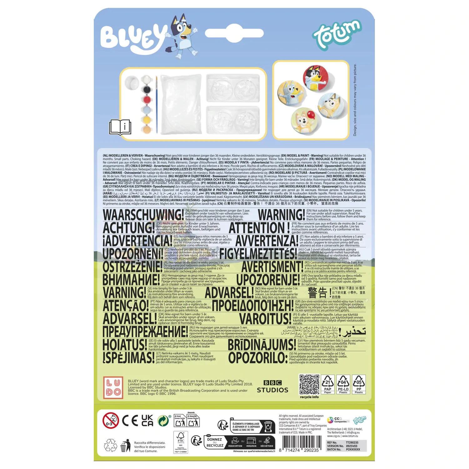 Bluey Happy gipszkiöntő készlet termékfotó