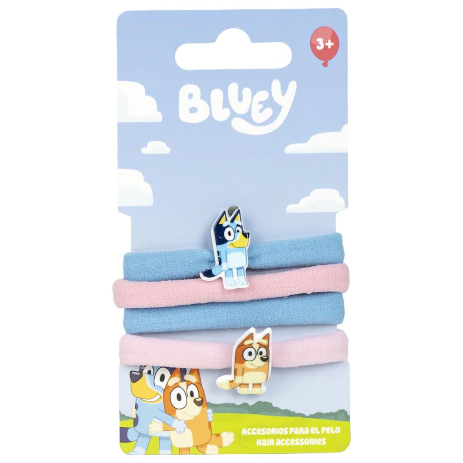Bluey Happy Vibes hajgumi szett 4 db-os termékfotó