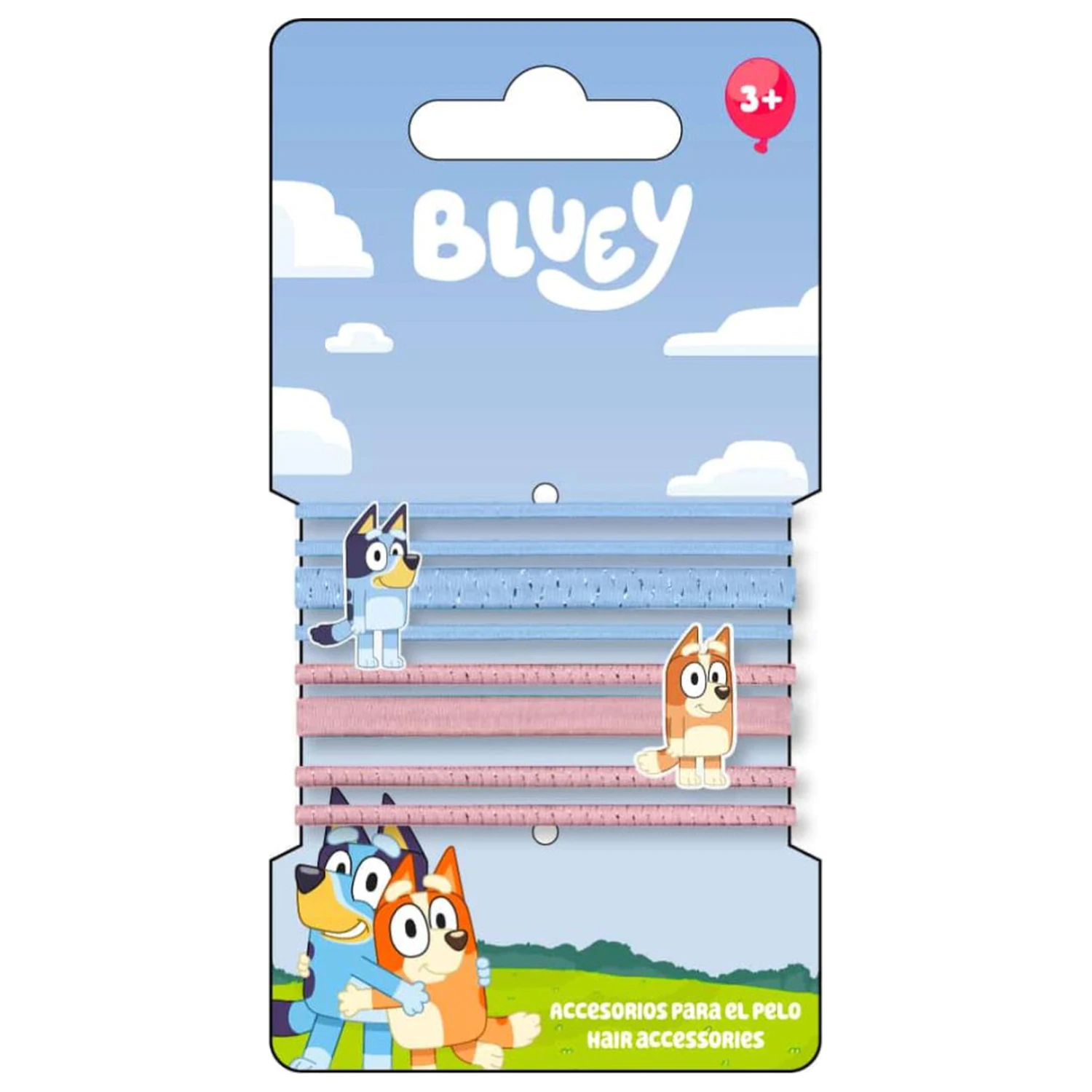 Bluey Happy Vibes hajgumi szett 8 db-os termékfotó