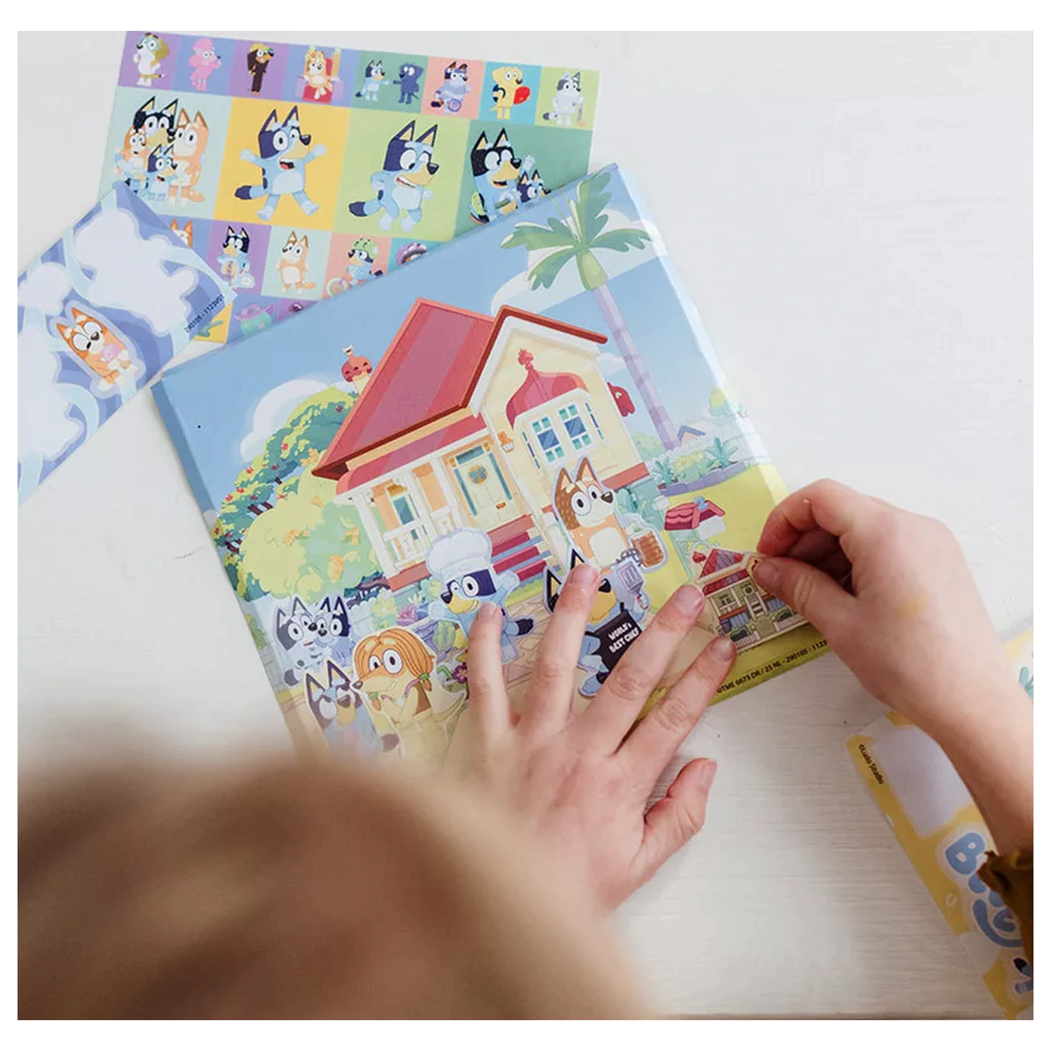 Bluey Home matrica szett termékfotó